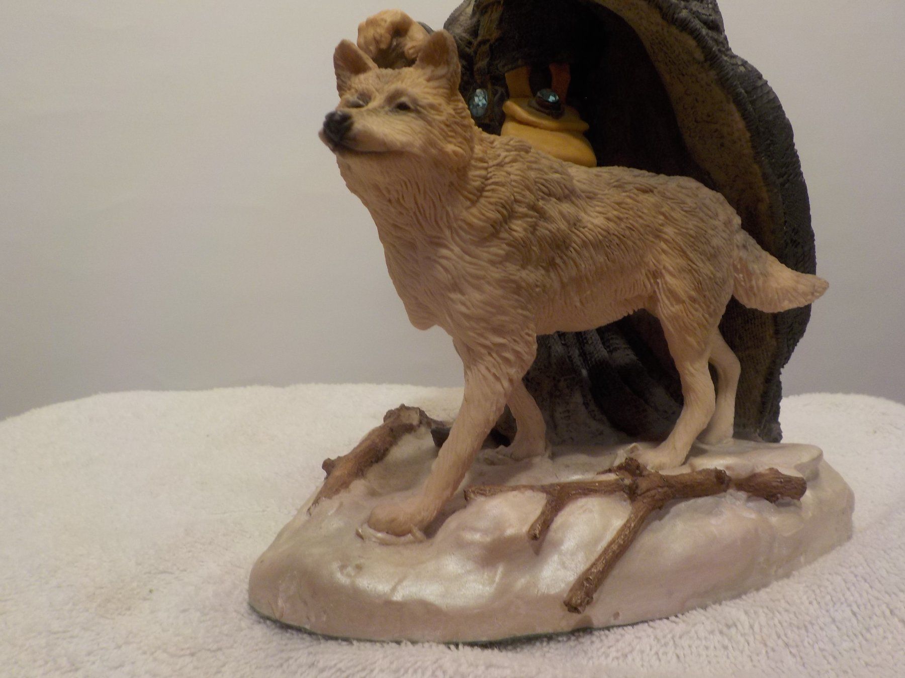 Statuette: Fantasie Figur Zauberer mit Wolf  Thorlief Graubart – Nuovo (secondo la descrizione) da Bülach venduto da Freieck 4