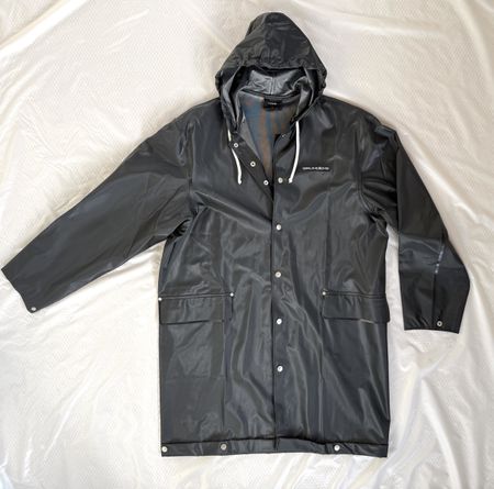 Regenmantel, PVC, Grundens, Gr. M, schwarz, neu.