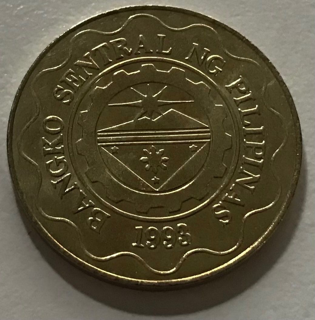 Tutti le monete: Philippinen 5 Piso 1997 – Usato da Algetshausen venduto da Carrhard 1