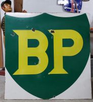 Doppelseitiges BP Schild