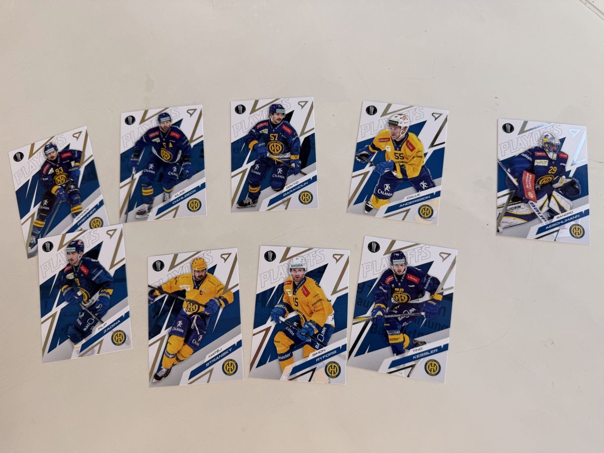 Sportzoo Cartes à collectionner: Playoffs 25/26 HC Davos full base set  – Neuf (Voir description) à Pont-la-Ville par demiec