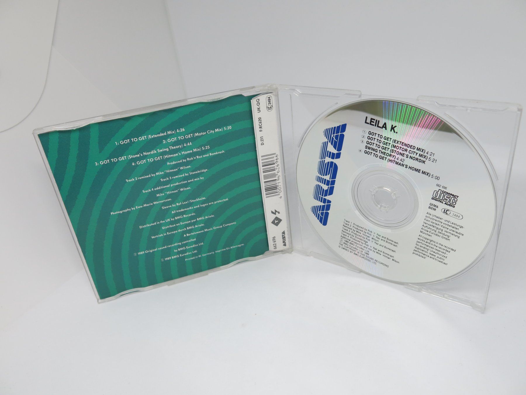 CD: 2 CD: Rob 'N' Raz Feat. Leila K + Maxi Single Got To Get – Usato da Ernetschwil venduto da luisvonerni 5