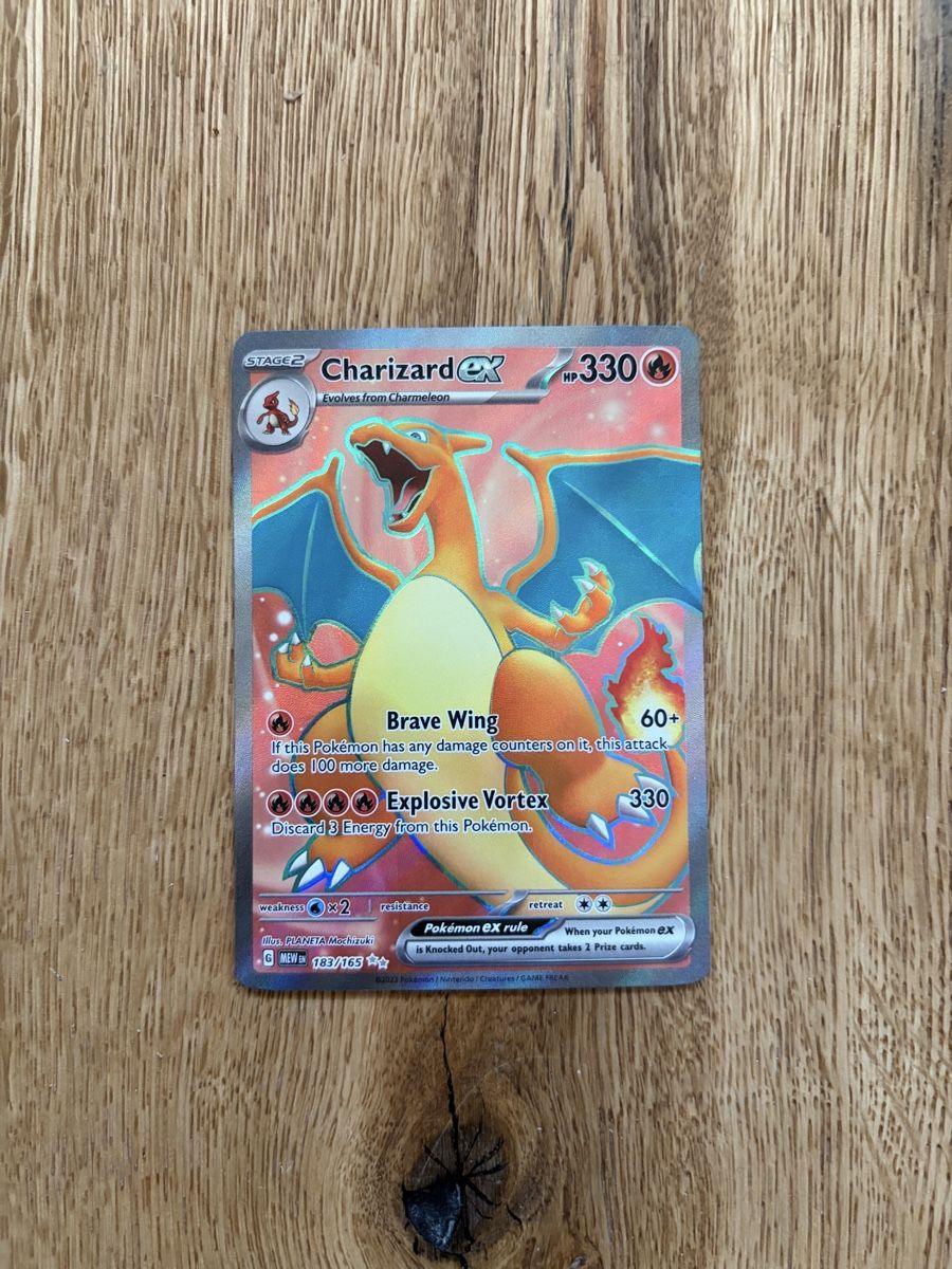 Pokémon Carte collezionabili: Charizard EX MEW 183/165 Pokemon – Nuovo (secondo la descrizione) da Celerina venduto da vyn_90
