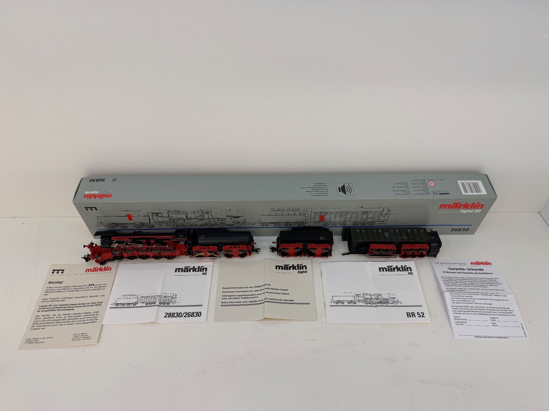 Märklin Modellini di ferrovie: Märklin Zugpackung "Dampfschneeschleuder" 26830 – Usato da Büsserach venduto da ModellbahnDepot 2