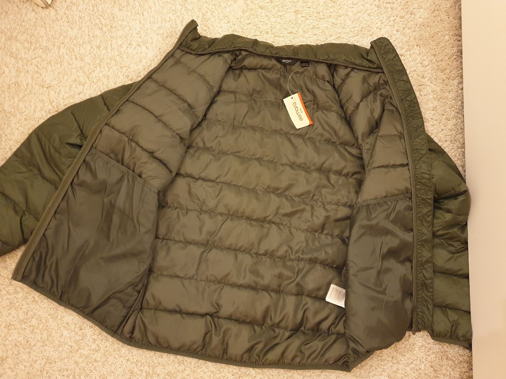 Giacche: Veste neuve mi-saison Esmara, M, vert olive, polyester – Nuovo e nell'imballaggio originale da Neuchâtel venduto da Verenas12 2