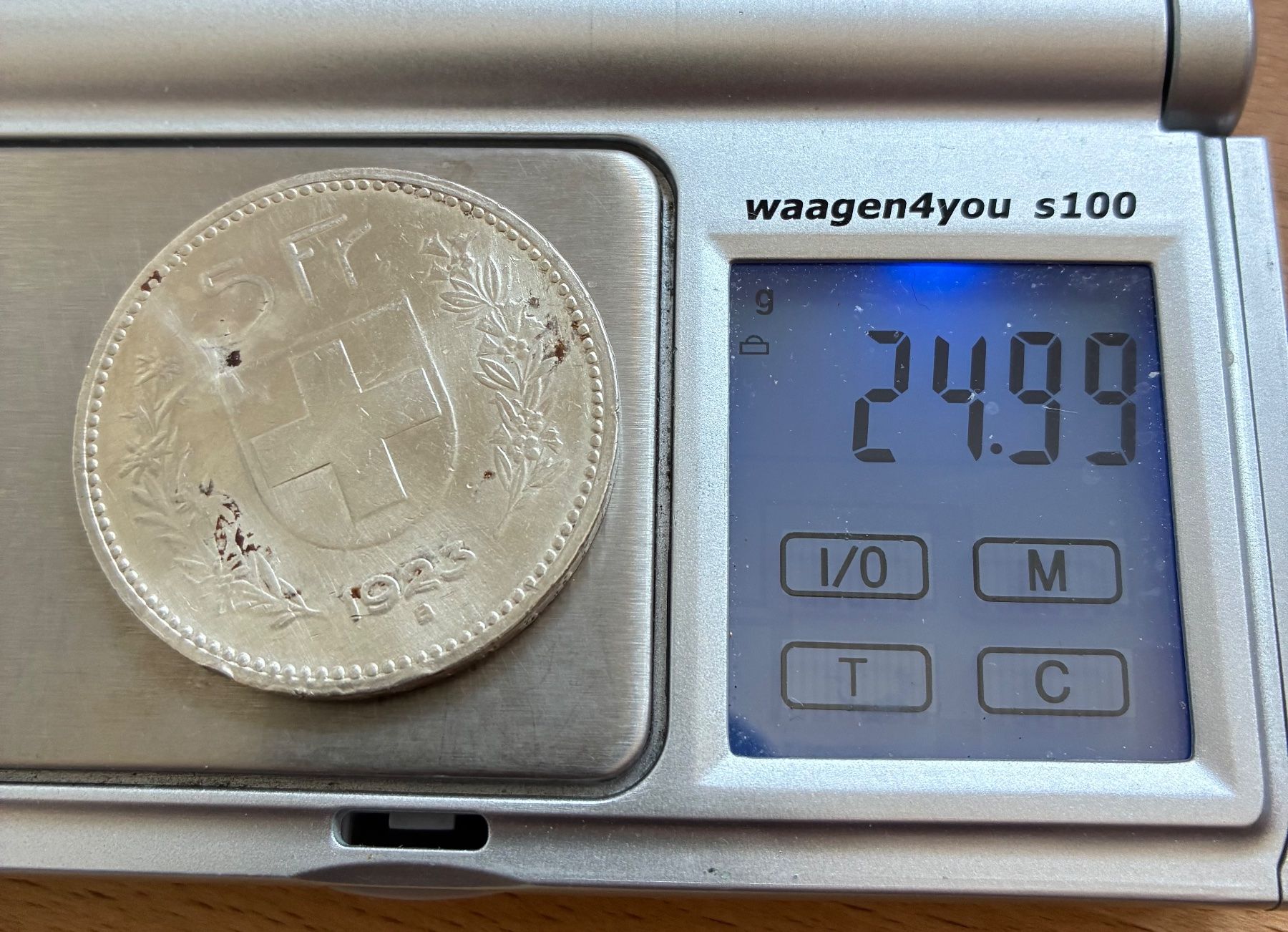 Tutti le monete: 5 Franken 1923 Silber – Usato da Roggliswil venduto da batho22 2