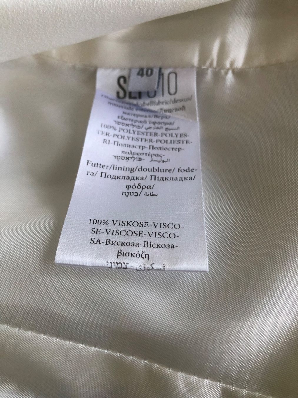 Giacche: SLY 010 DAMENBLAZER – Usato da Zürich venduto da flo_7cvq 2