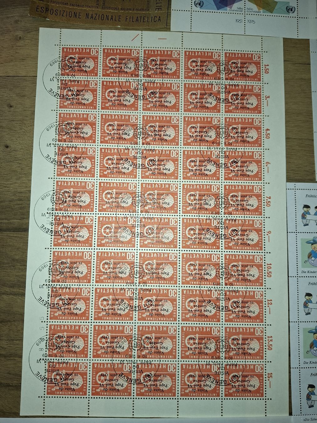 Tous les timbres: Div. Bögen / Vignetten / Naba eca – D'occasion à Balgach par SIMEON27 2
