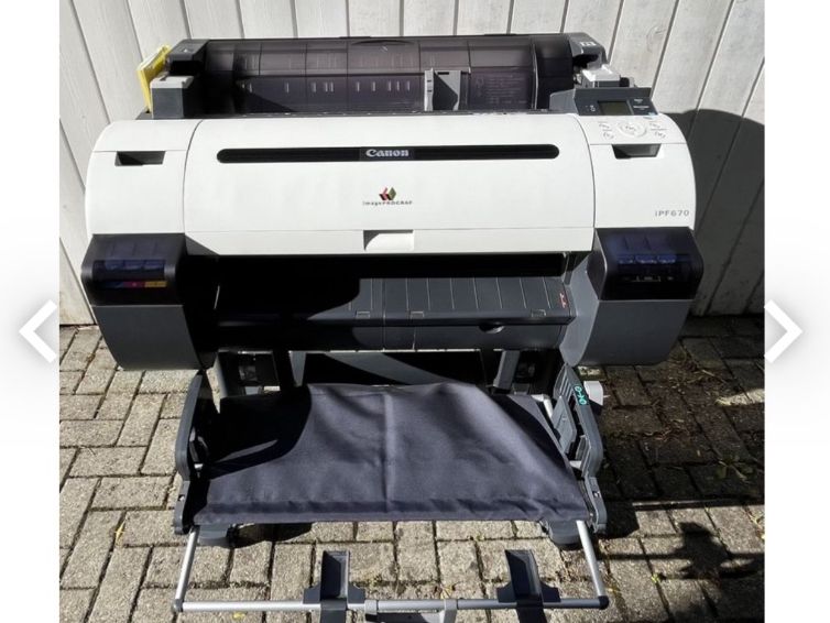 Canon Stampanti: CANON  PLOTTER DRUCKER  ipf 670   LIEFERUNG GRATIS – Usato da Thun venduto da altstadt-thun 2