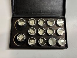 Unitas Ersatzteile UT 6365, 6497, 6450. Axes de balancier
