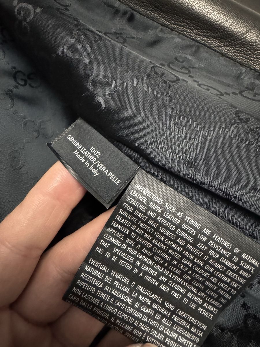 Gucci Giacche: Gucci Lederblazer Damen Gr. 34 schwarz – Usato da Oberengstringen venduto da 80sete 5