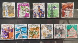 Landschaftsbilder1973 - 1975 SBK 523 - 533 Vollstempel