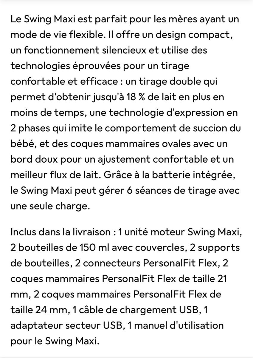 Medela Accessori per l’allattamento: Tire-lait électrique – Usato da Troistorrents venduto da Marie_anna_vs 3