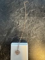 Herz Rosegold guter Zustand