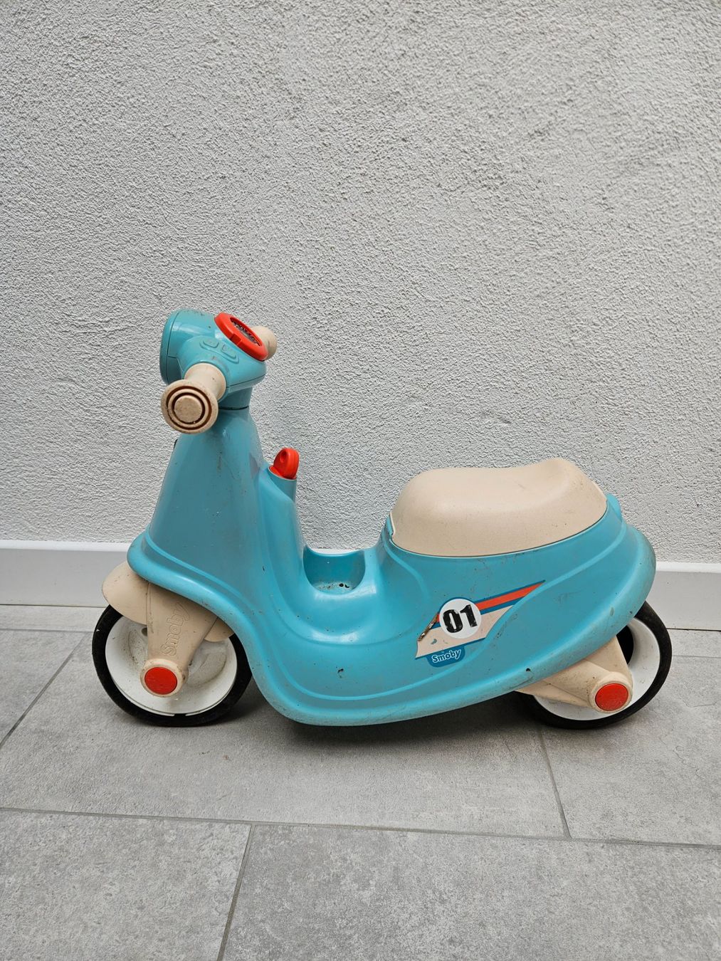 Smoby Fahrzeuge für Kinder: Laufrad Roller blau beige Smoby – Gebraucht aus Baden von lorenzosta