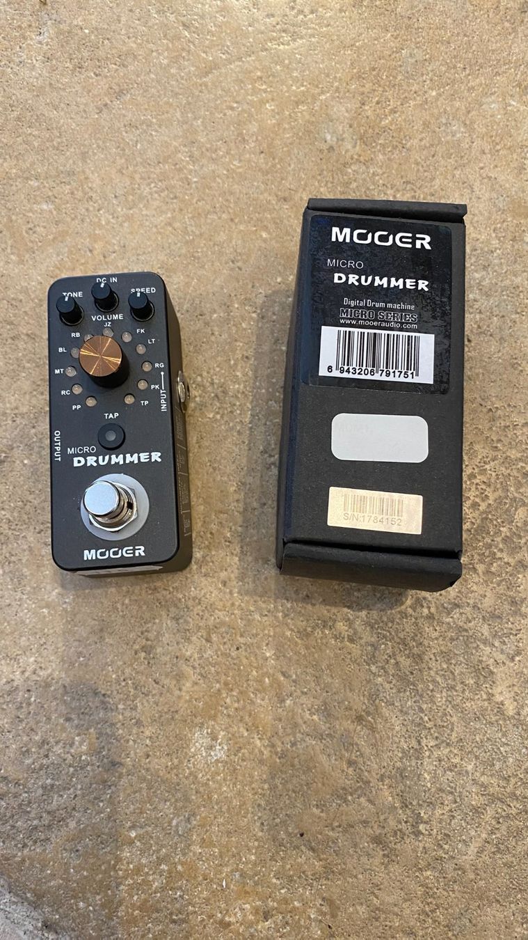 Mooer Strumenti musicali: Pédale MOOER Drummer - Digital Drum Machine MDM1 - neuve – Nuovo e nell'imballaggio originale da Gland venduto da musiquegland