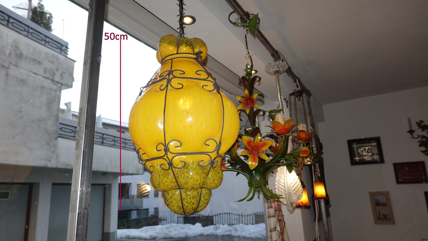 Lampadari & plafoniere: Grosse  Venezianische Lampe – Usato da Brunnen venduto da brocundfloh