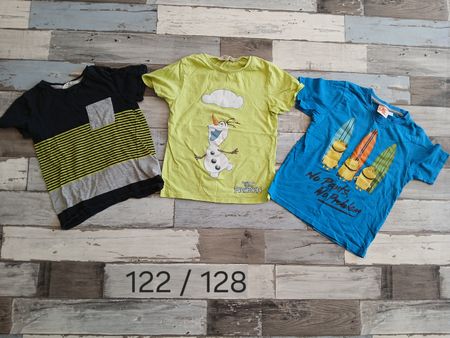 122 128 fröhliches T-Shirt paket Junge garcon lot sommer set