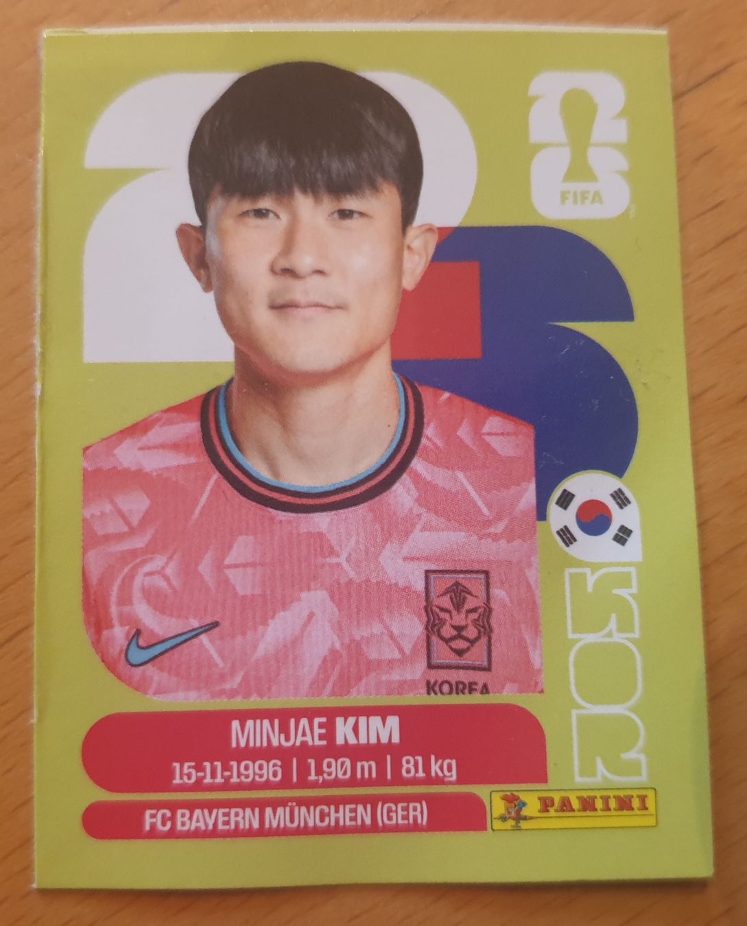 Panini Carte collezionabili: Panini WM 2026 KOR MINJAE KIM 4 – Nuovo (secondo la descrizione) da Einsiedeln venduto da MGXX