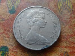 ROYAUME-UNI  10 Pence  1974