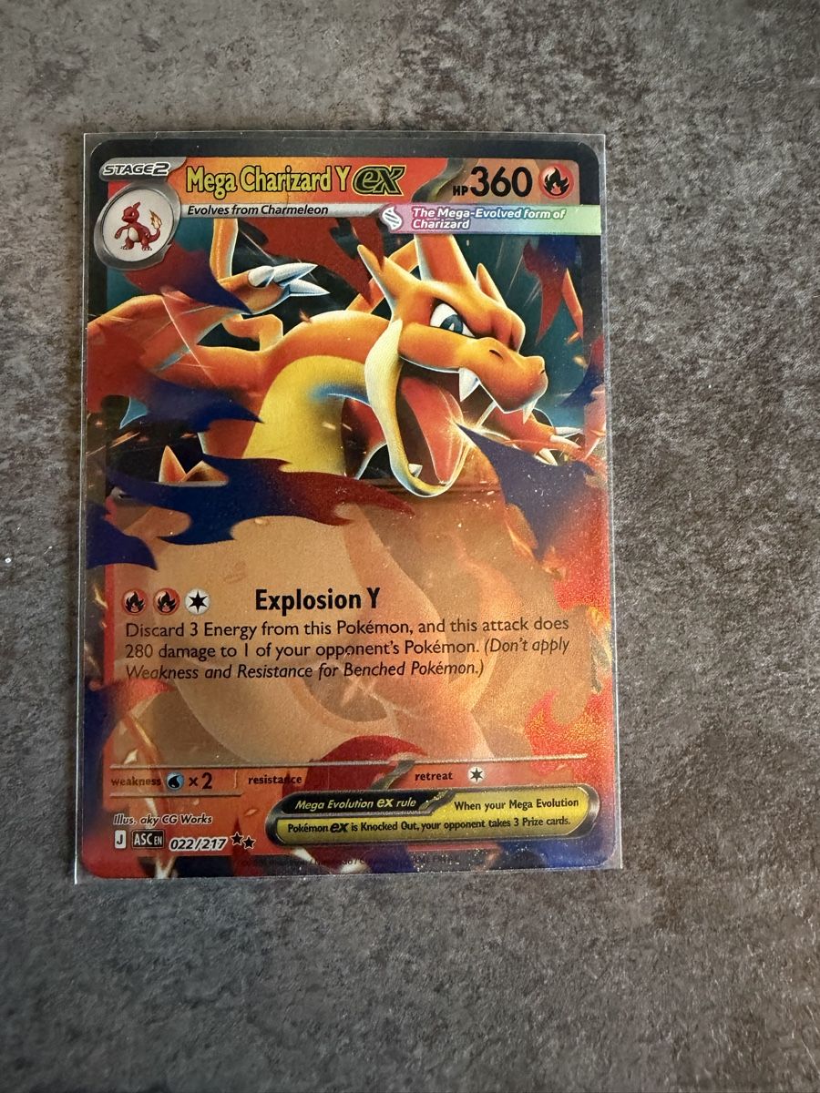 Pokémon Carte collezionabili: Mega Charizard Y EX 022/217  – Nuovo (secondo la descrizione) da Niedergampel venduto da Nocturano.Art