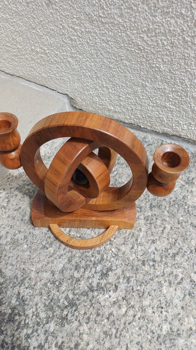 Portacandele: Schöner Kerzenständer aus Holz – Usato da Flawil venduto da Naphtali 6