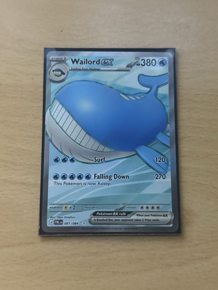Pokémon Sammelbilder & Trading cards: Pitch Black Wailord 097/084 ENG – Neu und originalverpackt aus Thônex von retrolovech