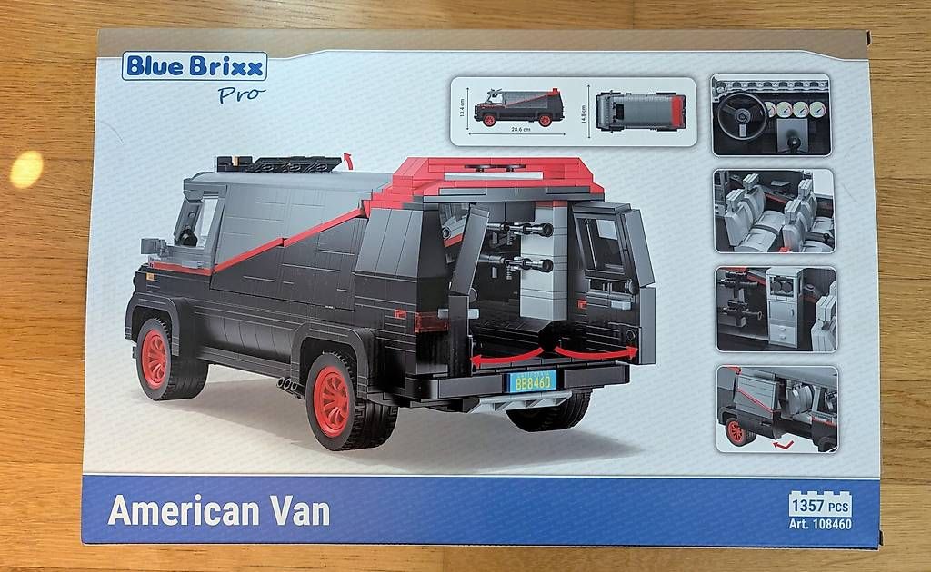 BlueBrixx Baukästen: Blue Brixx Pro American Van 108460 – Gebraucht aus Heerbrugg von Adrian601 1