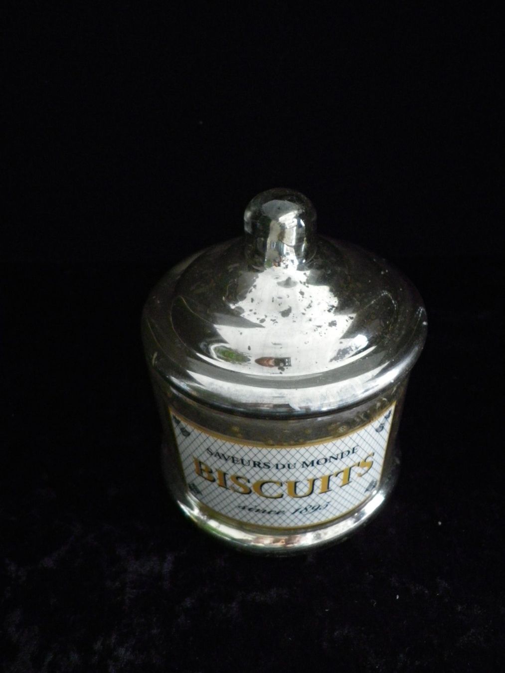 Gläser: Dose "BISCUIT'S" Bauernsilber – Gebraucht aus Reinach BL von Annodomini 4