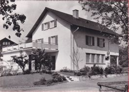 Sins AG Ortsansicht Postgebäude  , ca.1950