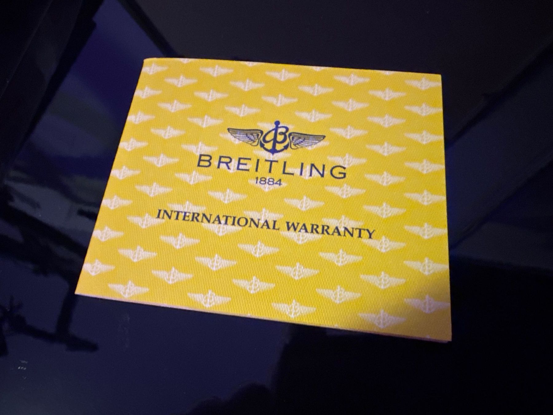Breitling Orologi: Breitling Warranty Manual aus 1996 – Usato da Rüti ZH venduto da Oldexplorer 1