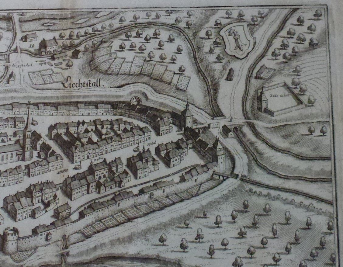 Incisioni: Altes Bild aus Liestal ANNO 1642 – Usato da Walkringen venduto da Casablanca777 6