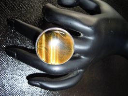 Ring Silber/Tigerauge Durchm.55mm(int10)