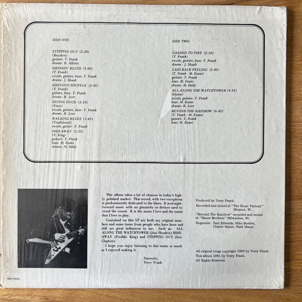 Terry Frank - Loaded To Fire / 1. US-Press. 1981 Very nice (Gebraucht ...