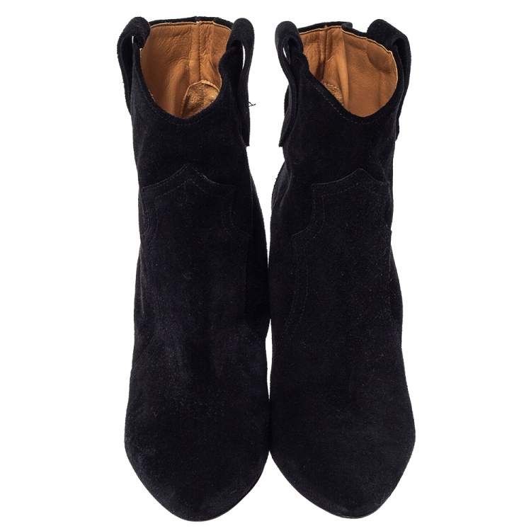 Isabel Marant Damenschuhe: Isabel Marant Black Suede Roxann Ankle Boots Gr 38 – Gebraucht aus Ebmatingen von dartim 3