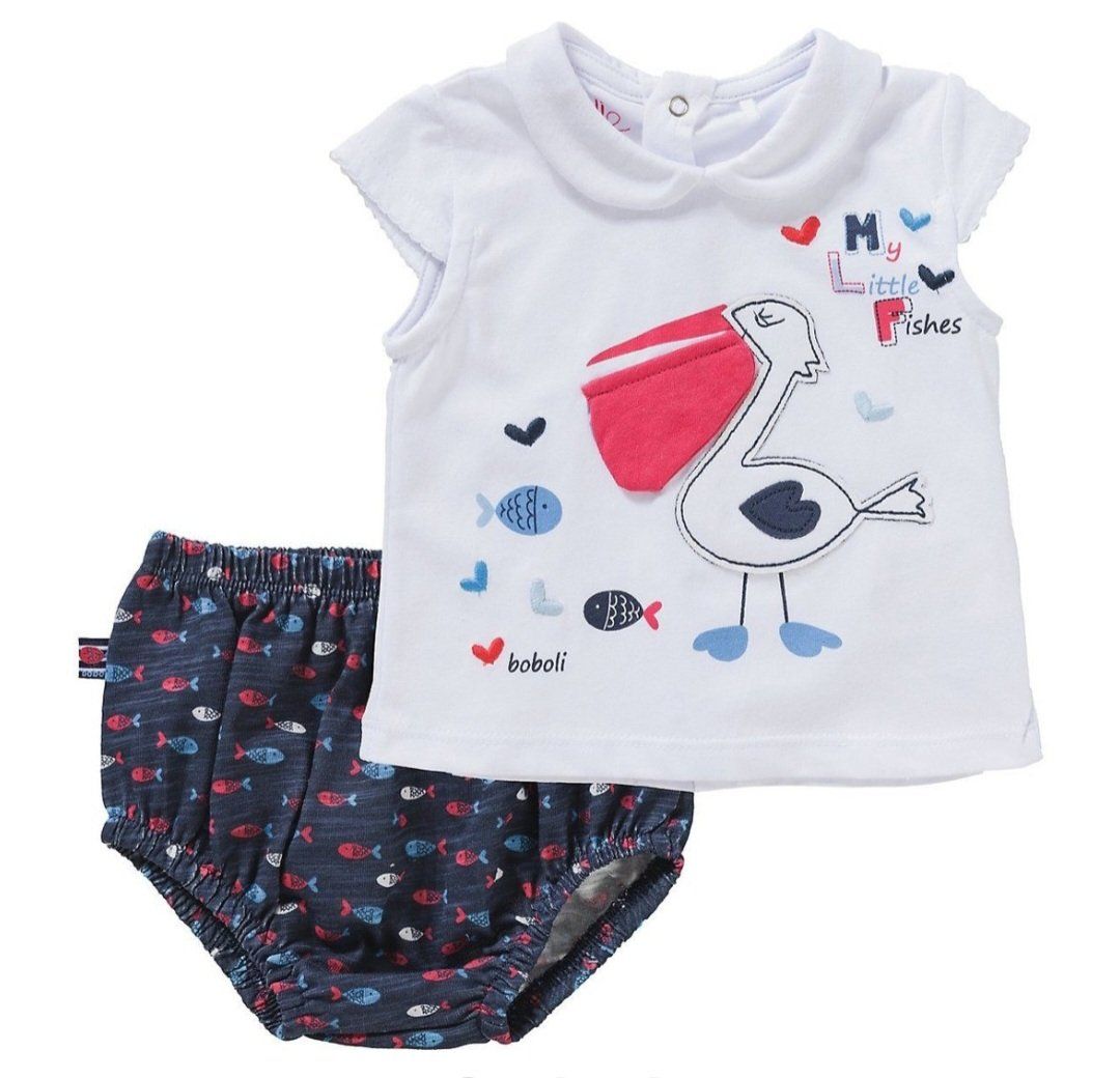 Lotti & Set di vestiti: Babyset T Fische von Boboli, Grösse 68 – Usato da Kölliken venduto da mic_9n9d