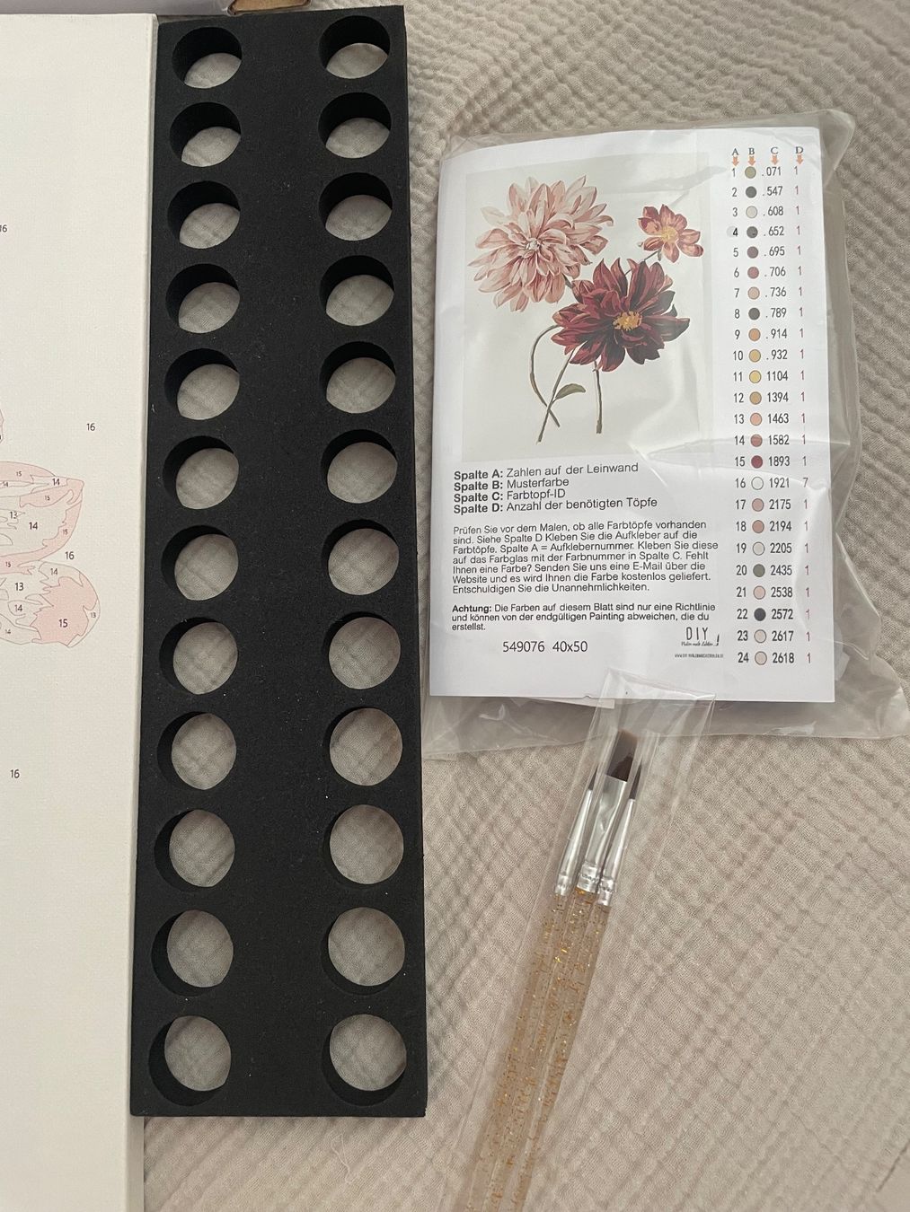 Kit bricolage: Set Leinwand Malen nach Zahlen DIY – Nuovo e nell'imballaggio originale da Nidau venduto da sve_2thh 2