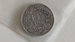1 Franken 1946, Silbermünze Schweiz, (WA5-8)