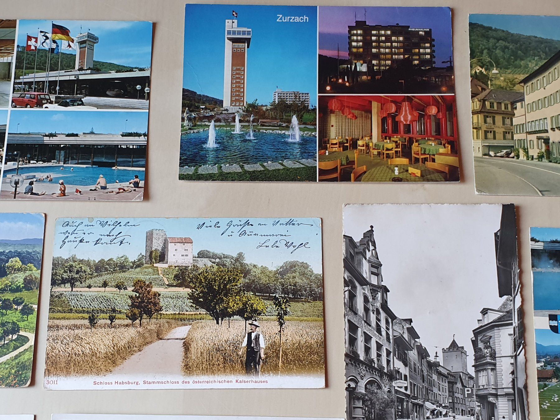 Cartoline postali: 10 x Karten Aargau ab 1906 – Usato da Stansstad venduto da collectorsshop 2