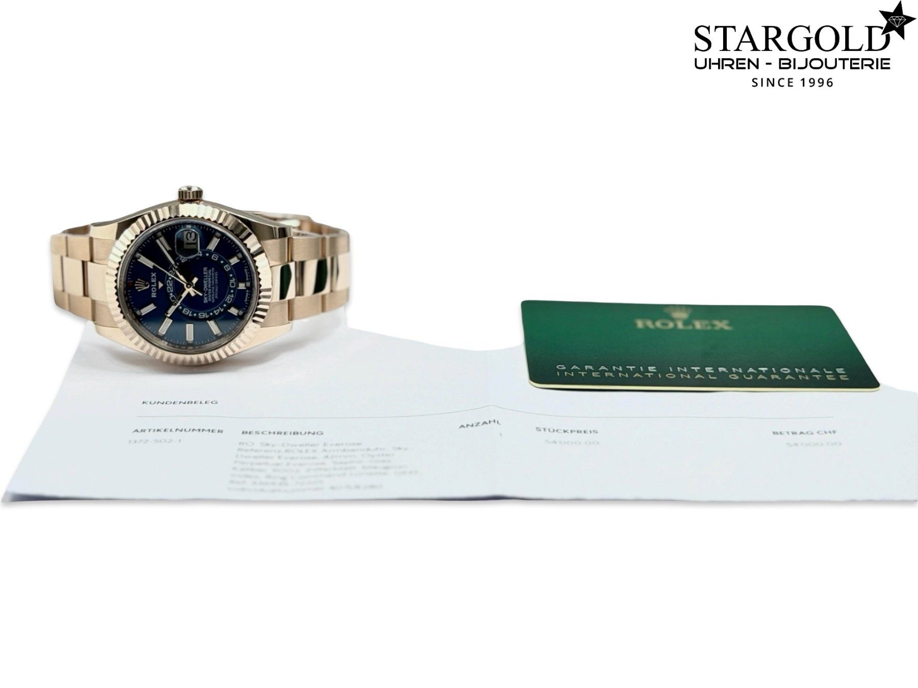 Rolex Orologi: Rolex Sky-Dweller Rosegold - 336935 – Usato da Zürich venduto da Stargold-Uhren 8