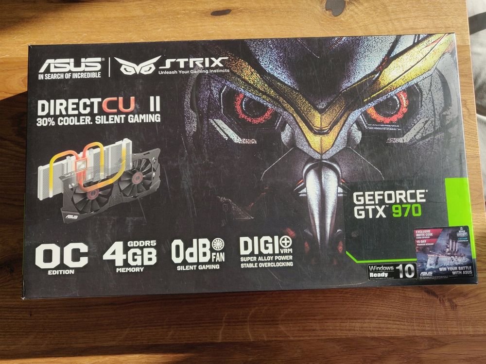 ASUS Geforce GTX 970 STRIX OC Kaufen auf Ricardo