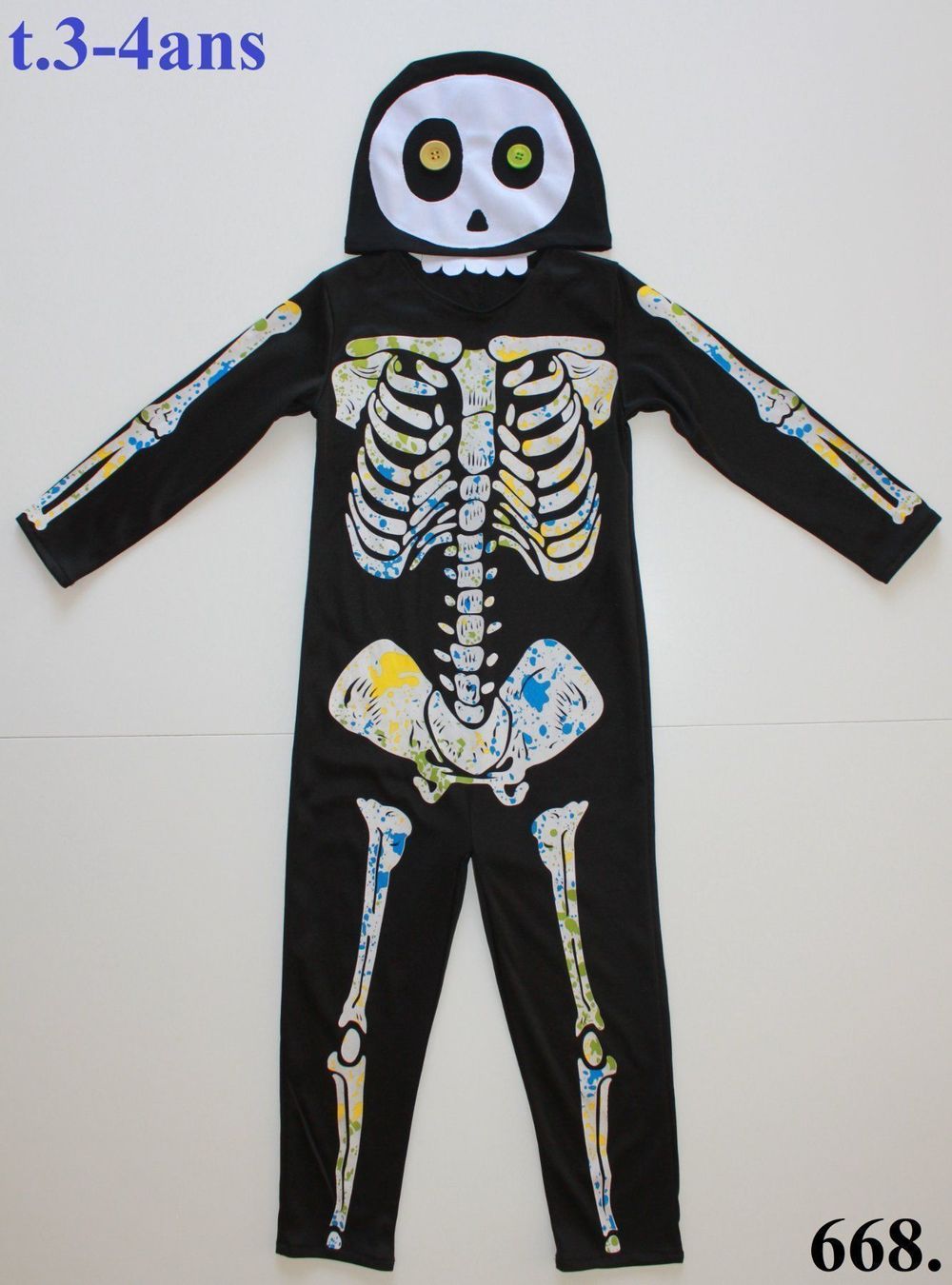 Costumi: Costume squelette / Skelett t. 3 - 4 ans – Usato da Peseux venduto da CoolShoping