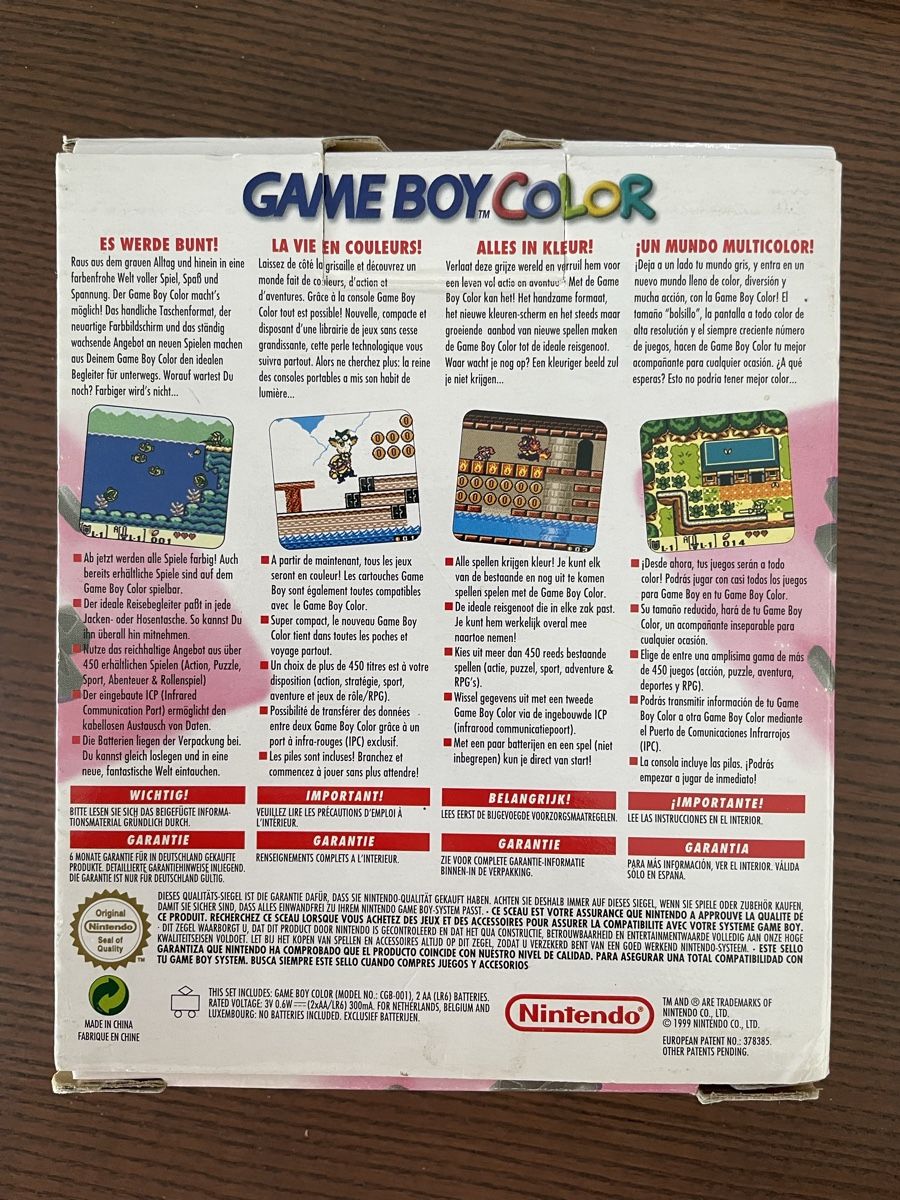 Nintendo Konsolen: Gameboy Color With Original Box! – Gebraucht aus Kloten von  5