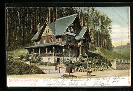AK Sihlbrugg, Restaurant Waldhaus, 1902