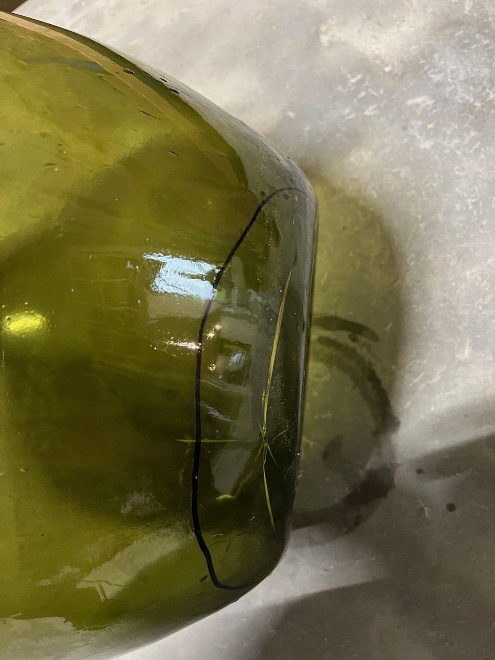 Accessori: Glasballon Schnapsflasche – Usato da Langnau i. E. venduto da Werkla 2