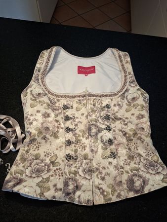 Trachten Mieder Gr.38 von Krüger, Blumenmuster NEU!