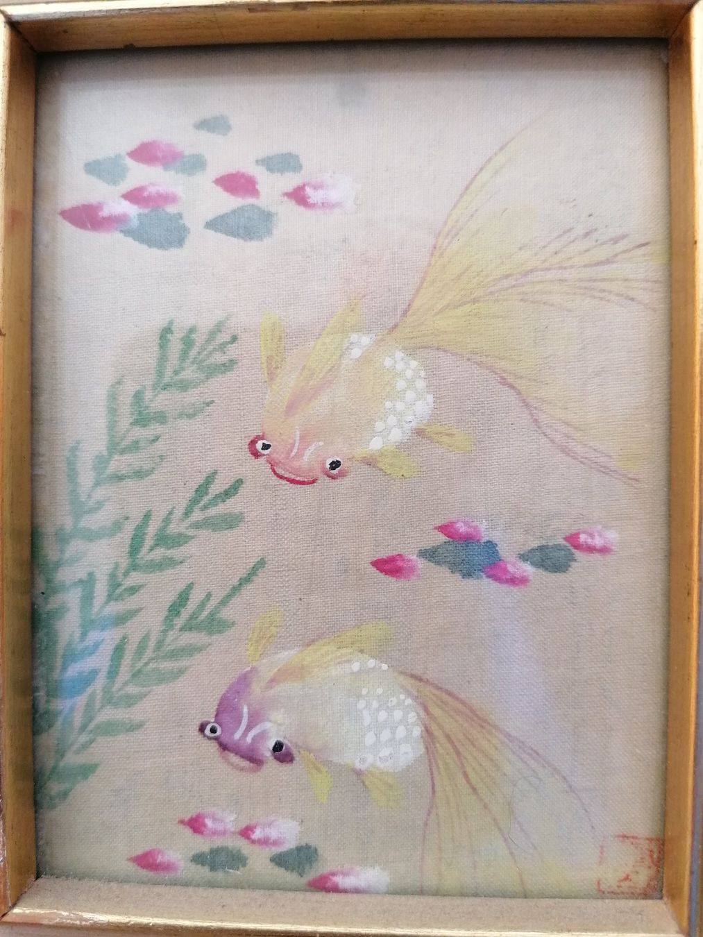 Foto & Immagini: Handmalerei japanisch Bild – Usato da Thun venduto da kafcem