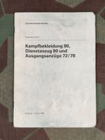 Reglement 51.9 d Kampfbekleidung 90, Dienstanzug 90