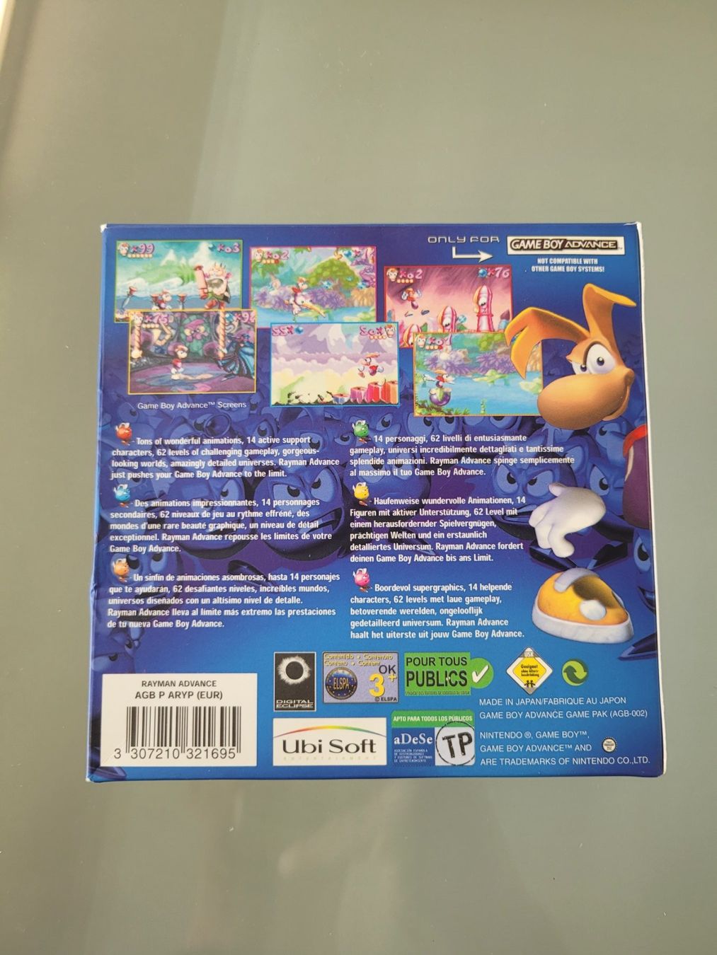 Giochi: Rayman Advance (GBA) – Usato da Uezwil venduto da -Retrogames- 2