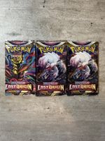 3x Lost Origin booster packs sealed ENG